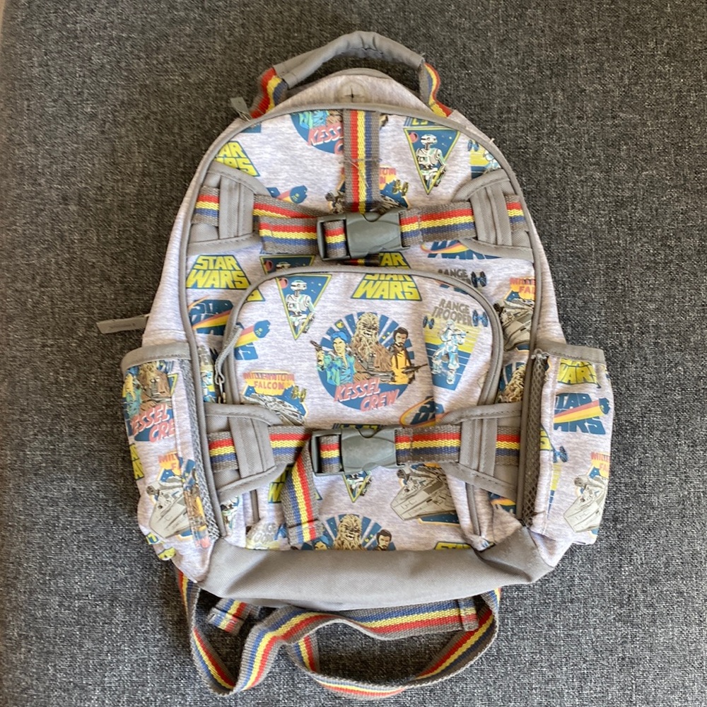 Pottery Barn Kids Backpack Starwars Glow in the Dark